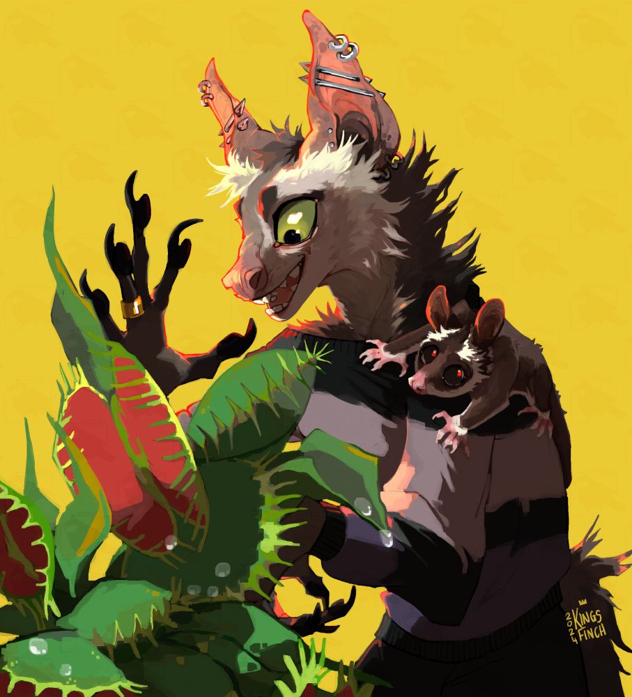 character belongs to @ twigthebadger 