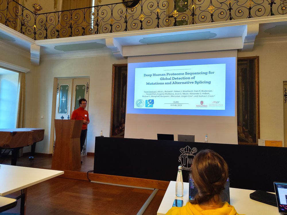 Pavel Sinitcyn presenting