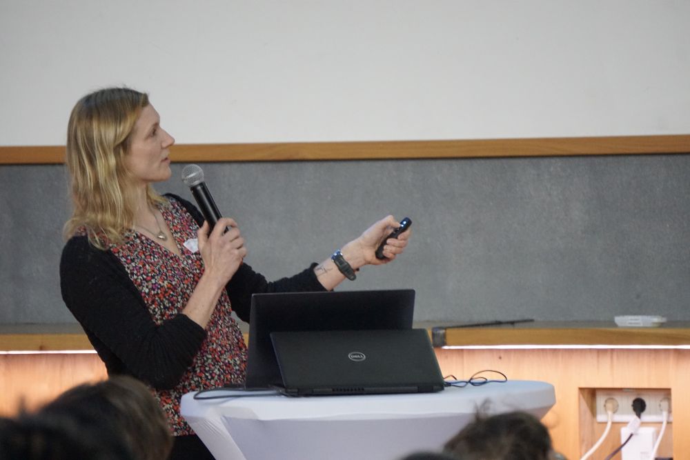 Cecilia Lindskog presenting at the EuBIC-MS Winter School 2024