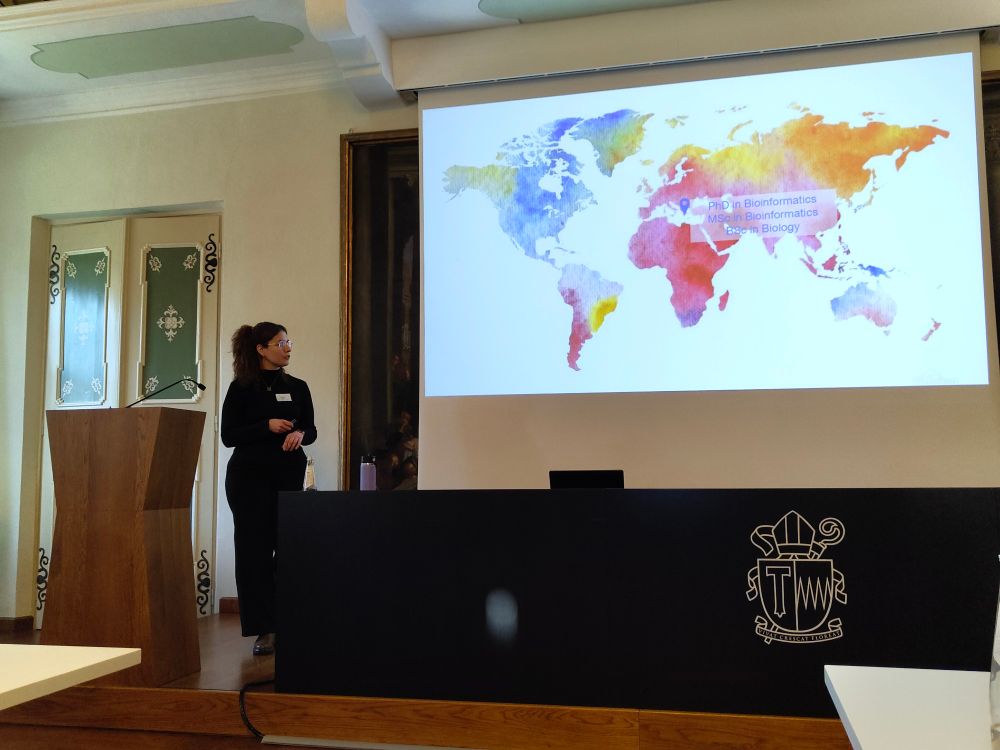 Katerina Nastou presenting