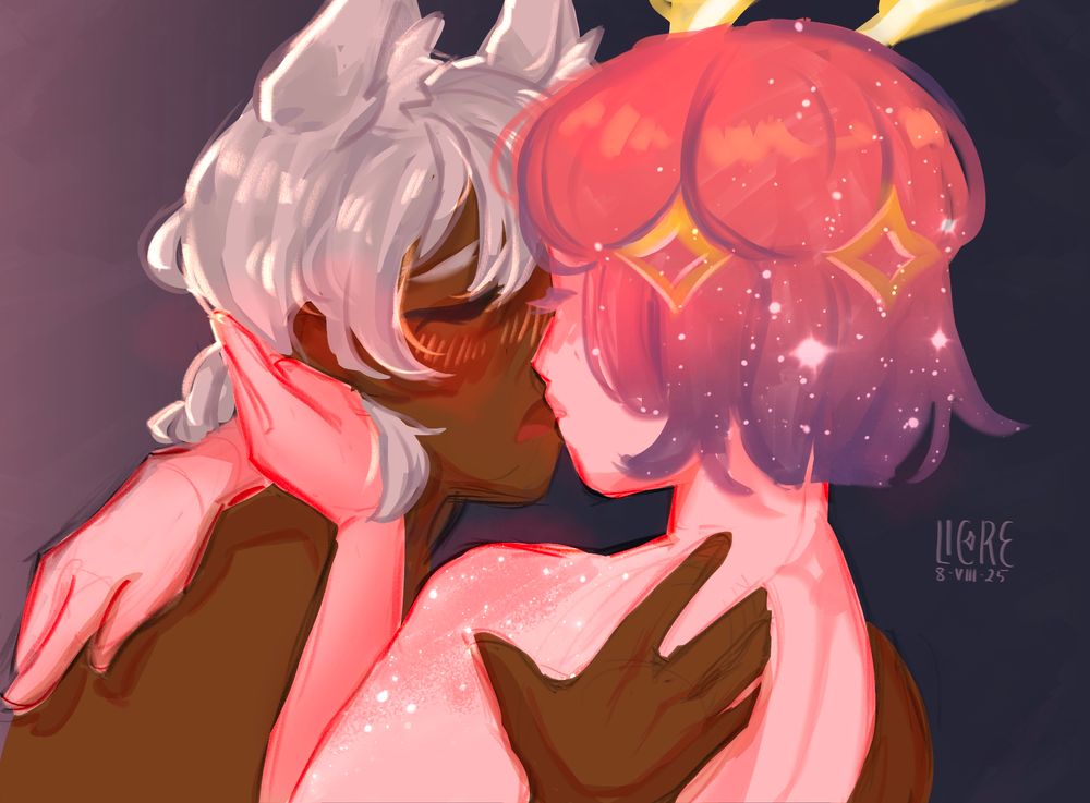 Grand (Gr4nd) making out/kissing with Licore