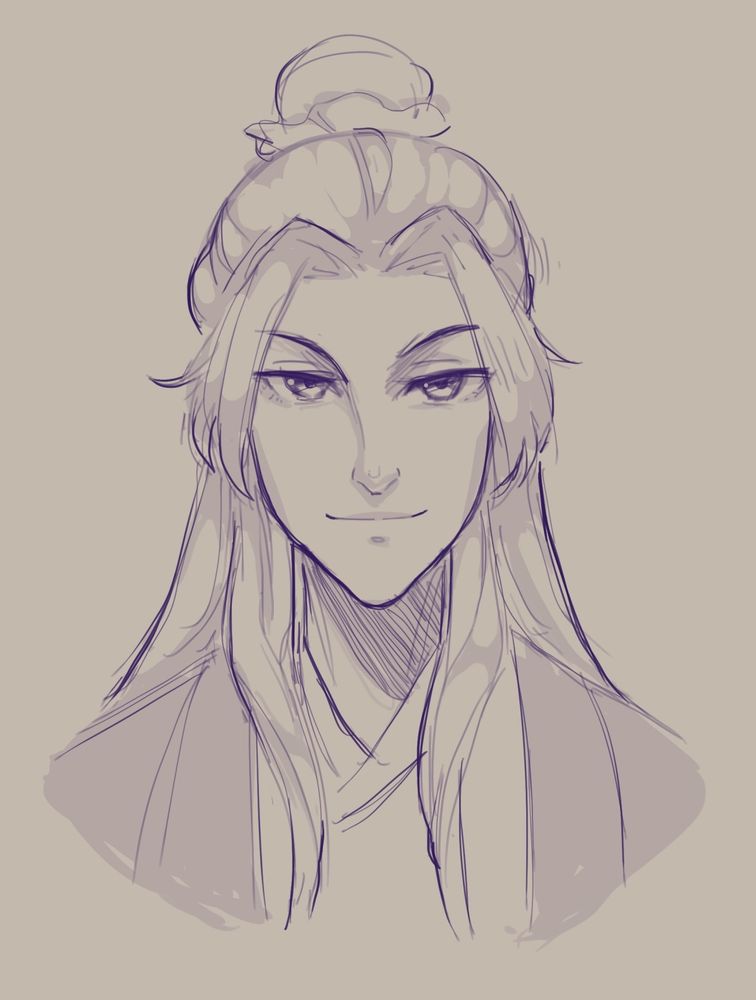 Sketch of Jinshi from Apothecary Diaries