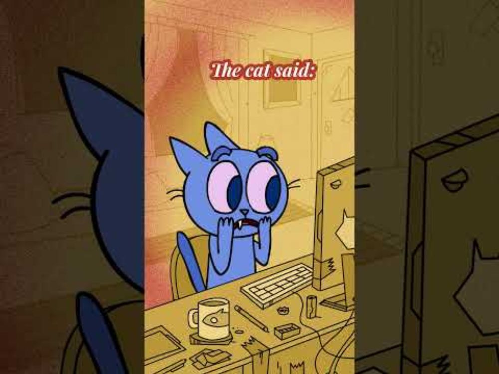 Cat Who Catfished a Fish (Song)  #animation #cartoon #comedysong  #funnycartoon #cat