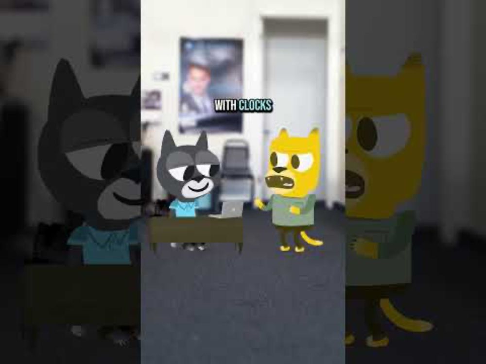 Cat Content - Pinwheel of Death  #animation #cartoon #funnycartoon #office #coworking #work
