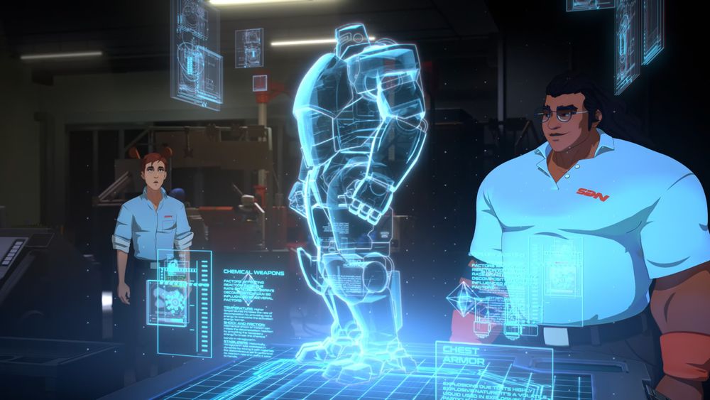 Robert and Royd in a screenshot from Dispatch.