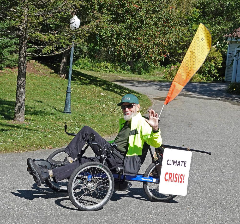 Be like Cletis. Get in touch with us at thirdactmaine@gmail.com if you'd like to help us save the planet!

As an all-volunteer organization, Third Act Maine’s success depends upon members joyfully pitching in and getting the work done. With quiet, steadfast determination and a willingness to take on hard tasks, Cletis Boyer embodies that spirit of volunteerism. Cletis is now stepping down after serving as the Midcoast Hub lead. He will continue to serve as our liaison to MCAN (Maine Climate Action NOW). Thanks, Cletis, for all you have done and continue to do. 
