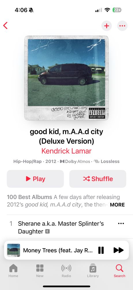 Kendrick Lamar’s good, m.A.A.d city
