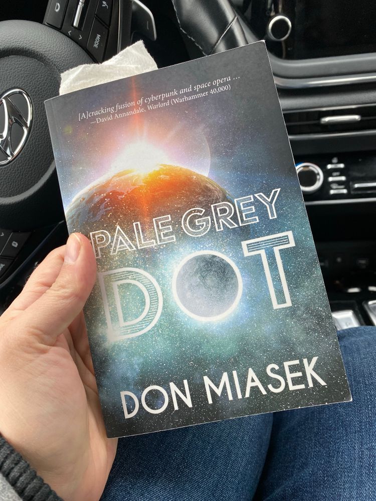 Book cover of Pale Grey Dot by Don Miasek.