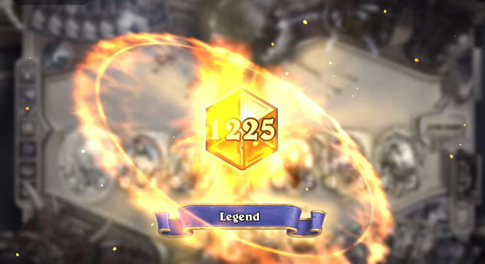 Standard Rank 1225 Legend pop-up screenshot.