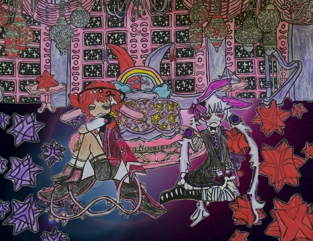 This is for @Aylis-Adopts for an exchange for core to draw the OCS of one girl and one boy.


Also credit goes to @Aylis-Adopts for allowing permission for me to draw the characters and a thank you.