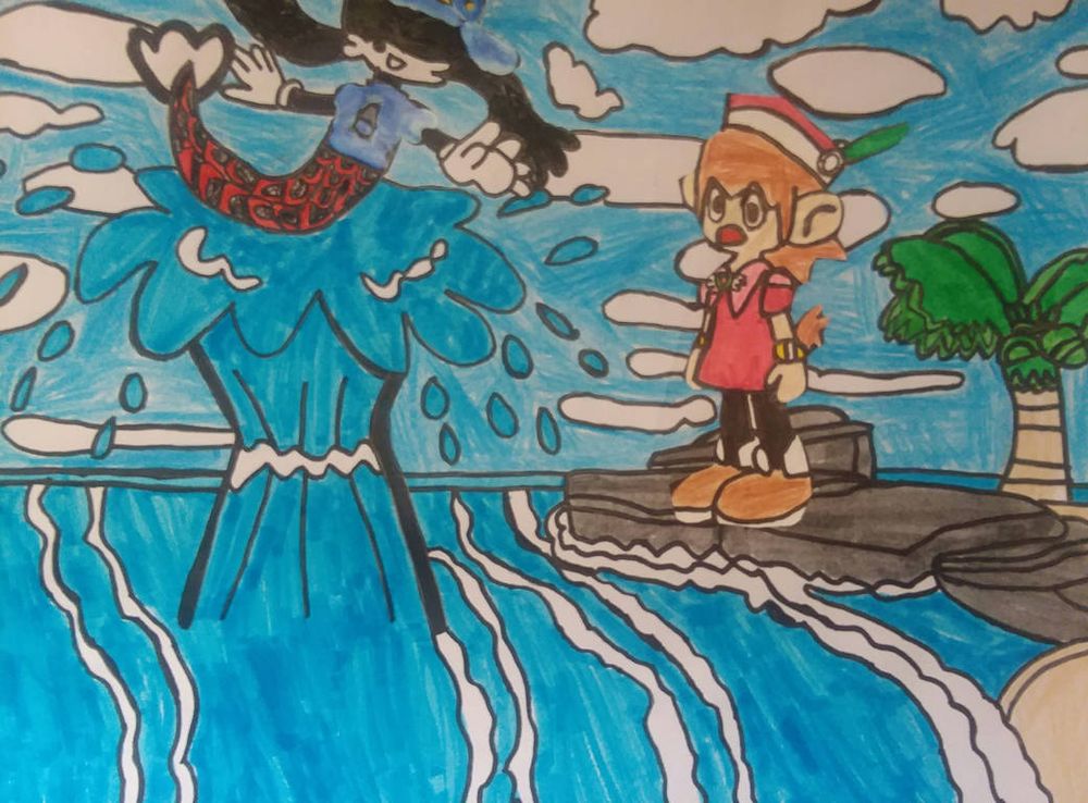 This is a request for Tech-SanMOTSURE for Klonoa come out from the water geyser ocean surprising Lolo on the beach and shout out goes to Tech-SanMOTSURE for the idea and the request. 