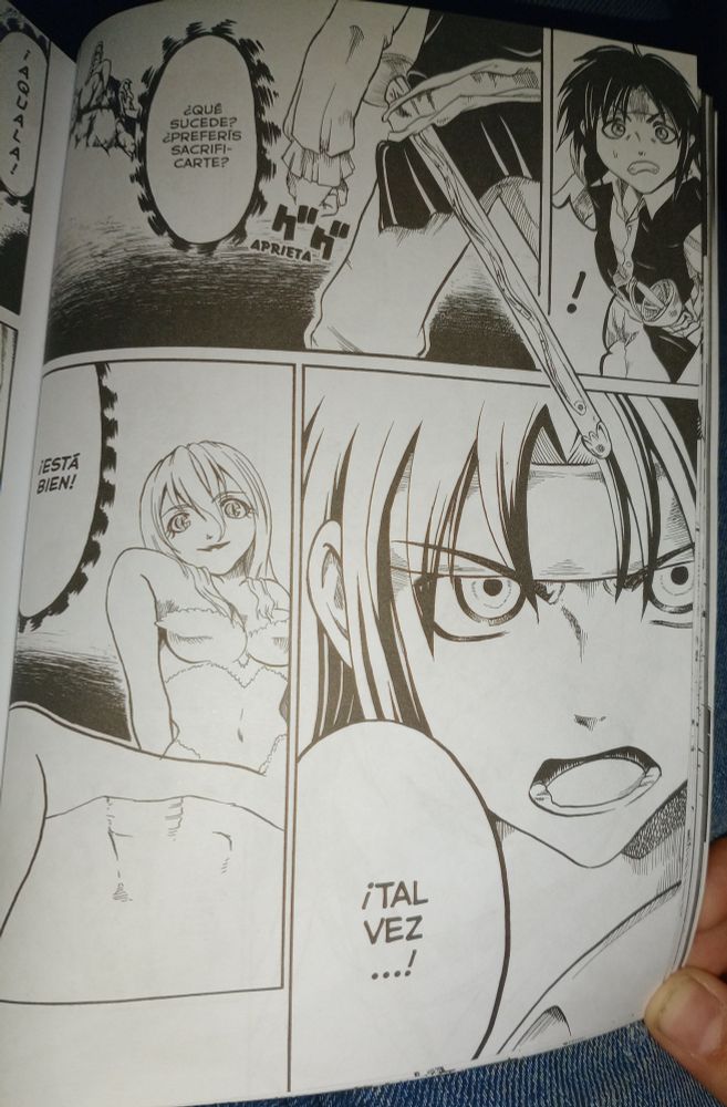 The leader then asks Jack if he would prefer to sacrifice himself. Jack says "maybe" to which the leader responds positively as a wing blocks her.