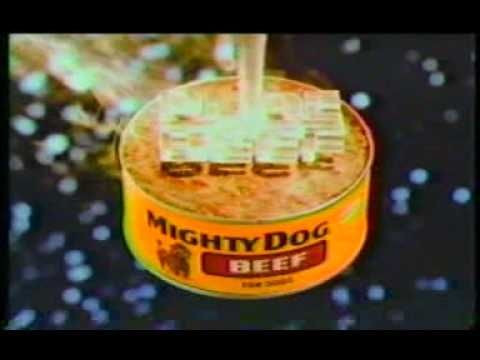 Mighty Dog dog food ad - 1987