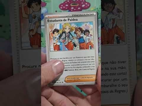 Pegamos um shiny! Abrindo cards Pokémon: Destinos de Paldea 37 #pokemon #shinypokemon #pokemontcg