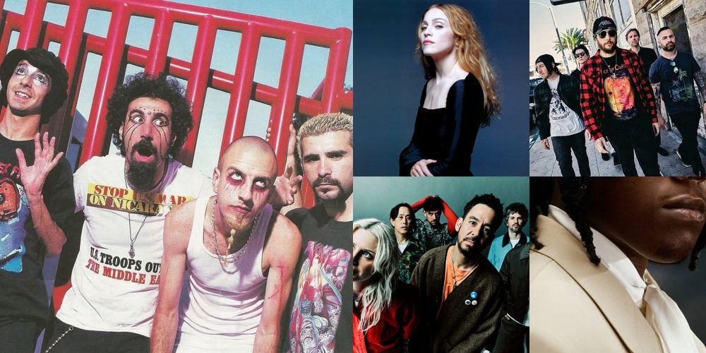 System of a Down Madonna Linkin Park Avenged Sevenfold Don Toliver