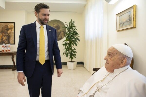 JD about to slip some polonium into Pope Francis' tea