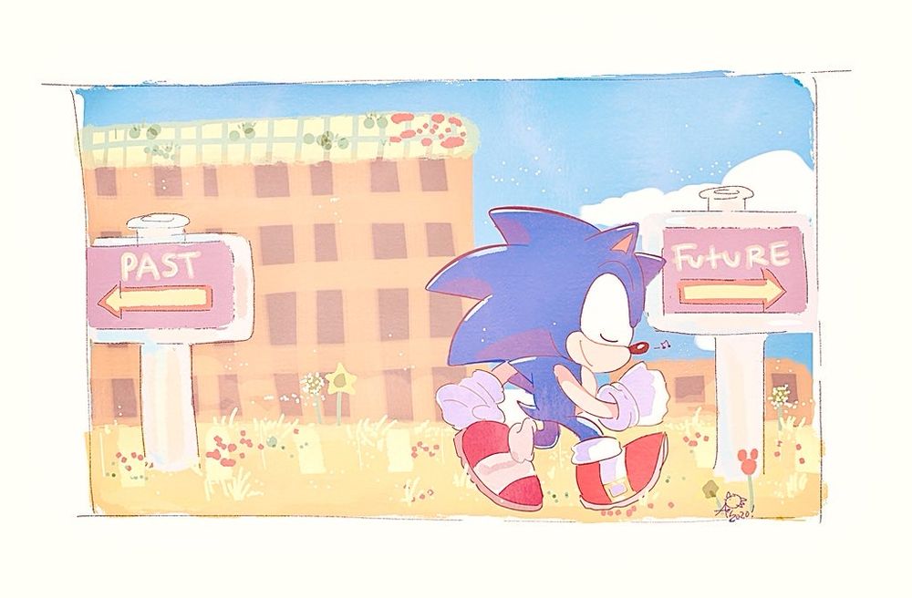 Sonic choosing to move forward. 2020