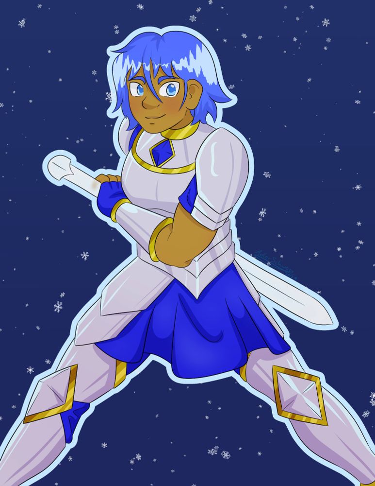 Pitohuiart's character Kanna drawn for artfight 