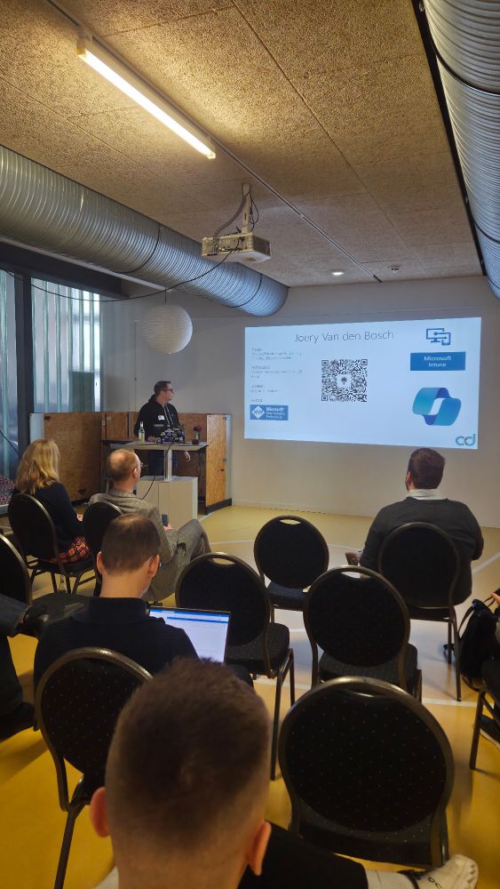 Joery taking stage for his session at CollabDays Bremen