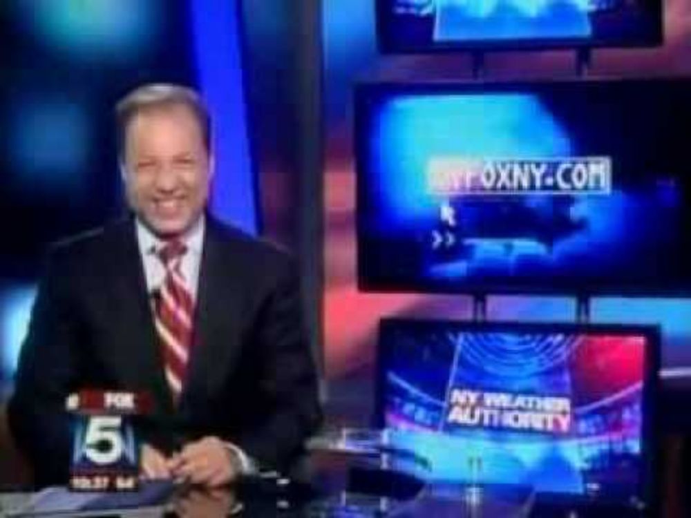 Keep Fucking That Chicken by Ernie Anastos on Fox 5 WNYW
