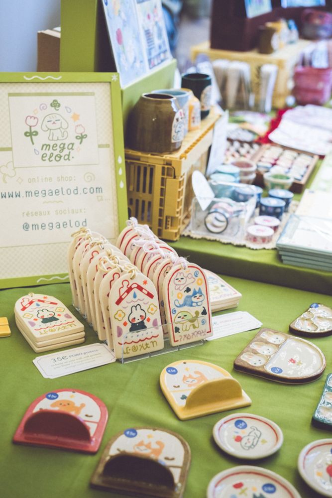 ceramics on my booth