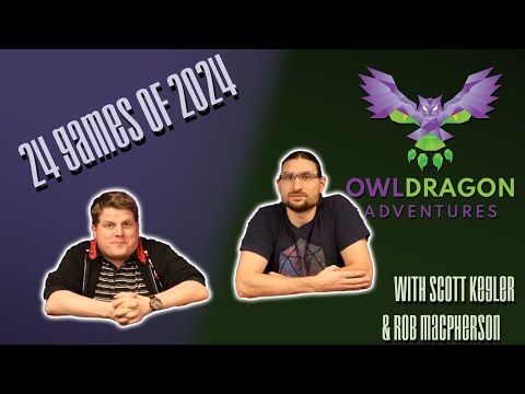 24 Games from 2024 - an Owldragon Retrospective
