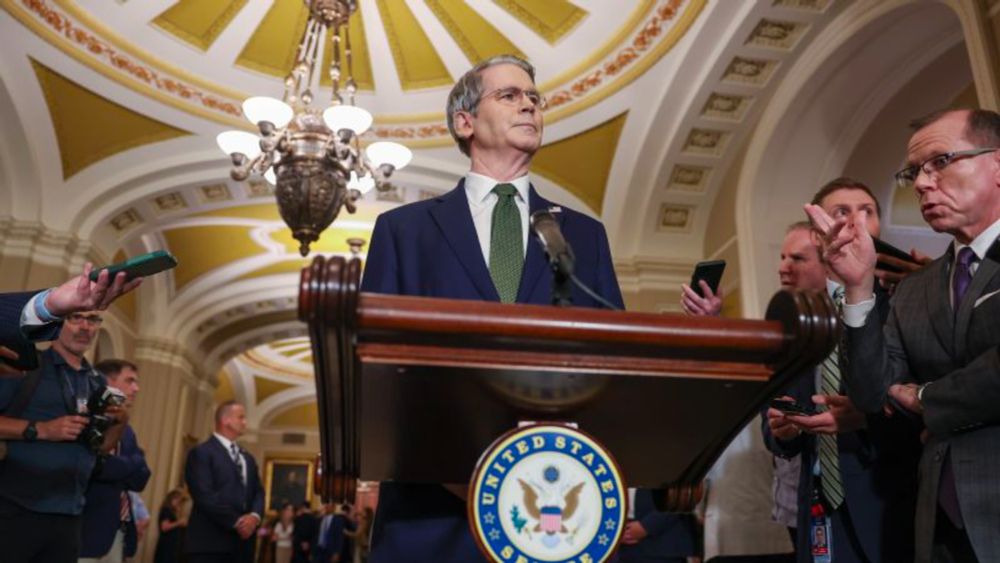 President Donald Trump said Treasury Secretary Scott Bessent is no longer being considered to replace Jerome Powell as Federal Reserve Chair.