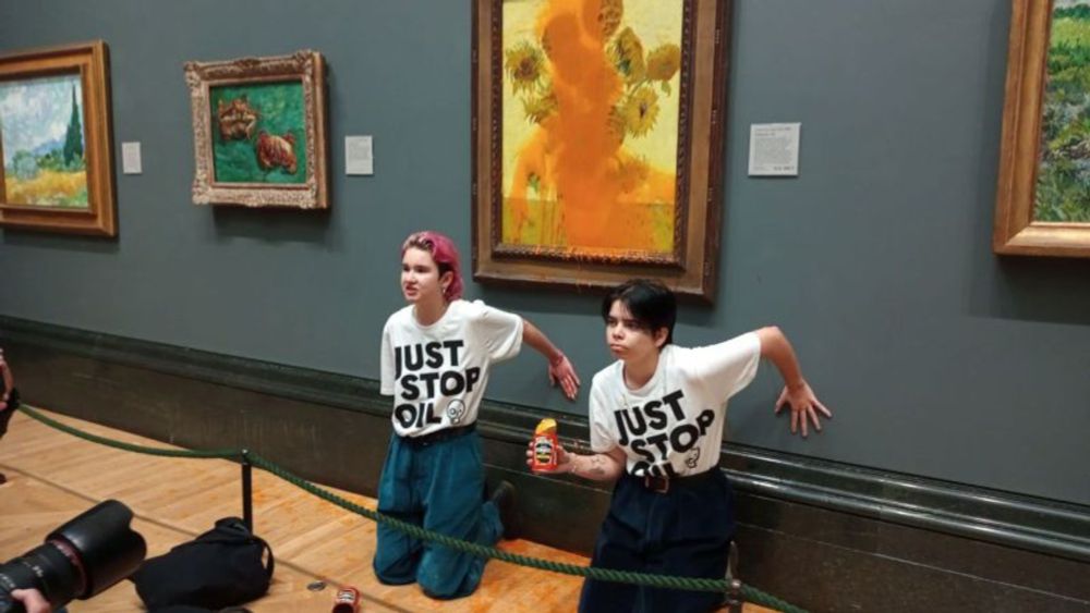 UK court hands prison terms to climate activists who threw soup on Van Gogh’s ‘Sunflowers’ | CNN