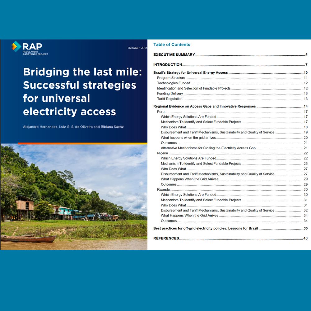 Image of cover and table of contents for report titled Bridging the last mile: Successful strategies for universal electricity access.
