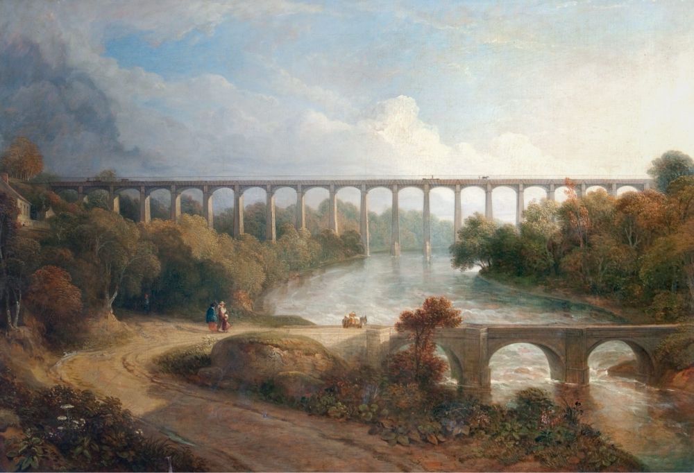 The Colossus of Roads: Thomas Telford, distinguished Scottish civil engineer, born #OTD 1757, known for roads, bridges, canals & aqueducts such as Menai Suspension Bridge & Pontcysyllte Aqueduct; first President Institution Civil Engineers
Portrait 1822 Sam. Lane, ICE | Pontcysyllte, 1826, G. Arnald