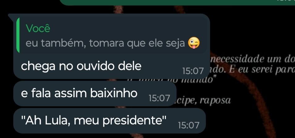 fala assim baixinho