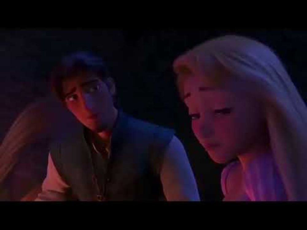 Dubbing of Scene From Tangled - Rapunzel Heals Flynn
