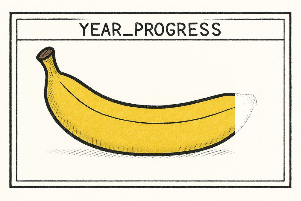 Banana year progress