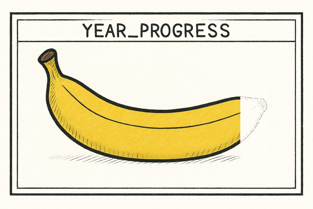 Banana year progress