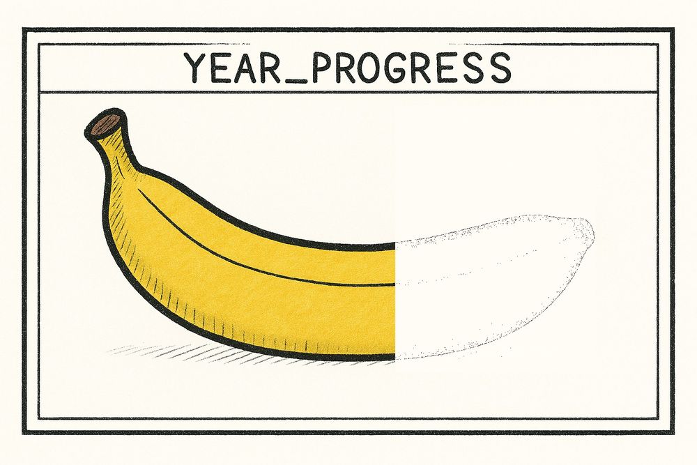Banana year progress