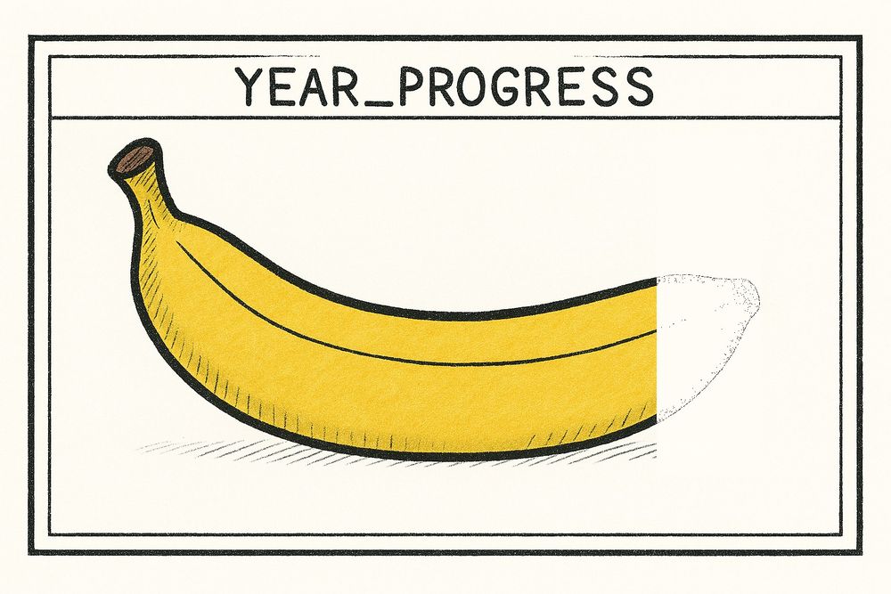Banana year progress