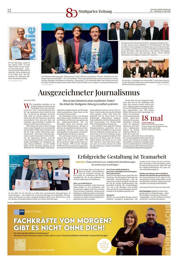 Zeitungsseite