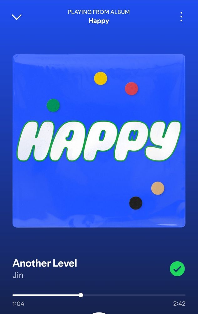 Spotify for Another Level by Kim Seokjin