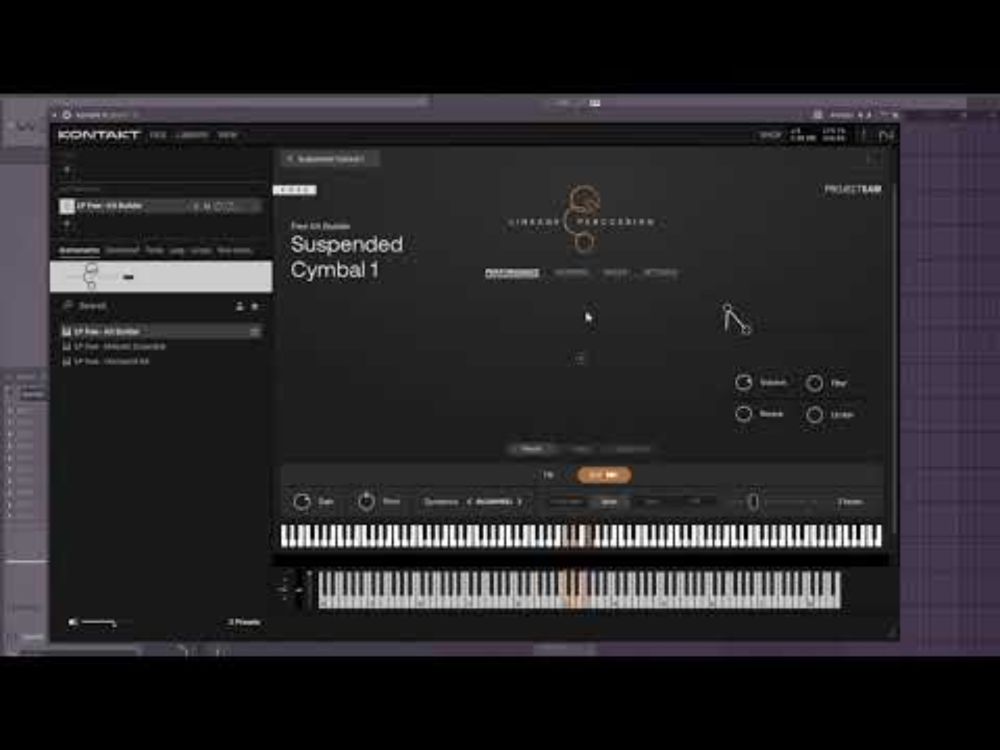Fiddling with the new free version of ProjectSAM's Lineage Percussion (No Talking)