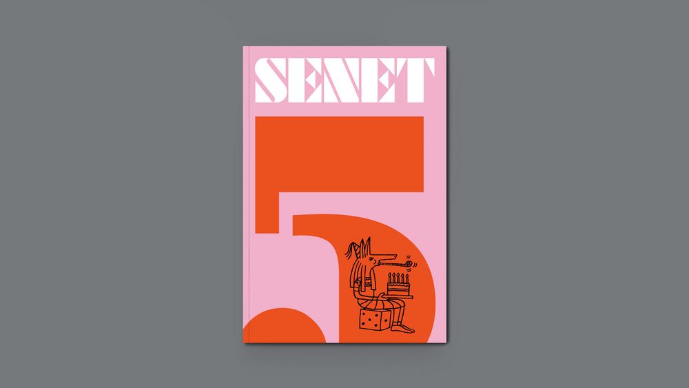 The cover of Senet's Spring 2025 issue, featuring art by Nick Newman. 