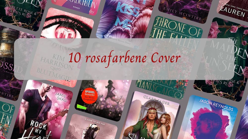 10 rosafarbene Cover: Eine persönliche Auswahl | The Art of Reading