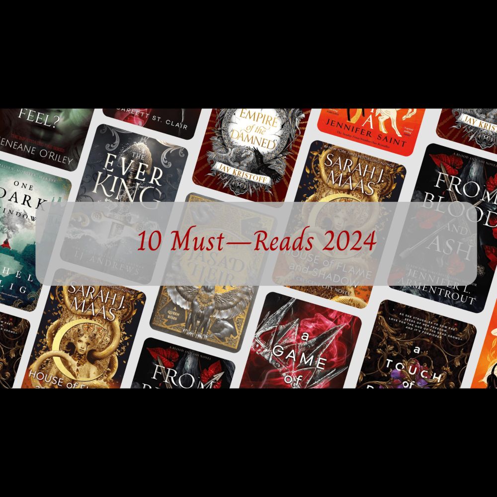 Top Ten Thursday - Entdecke meine 10 Must-Reads für 2024 | The Art of Reading