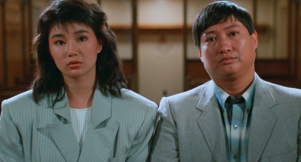 Maggie Cheung and Sammo Hung in PAPER MARRIAGE