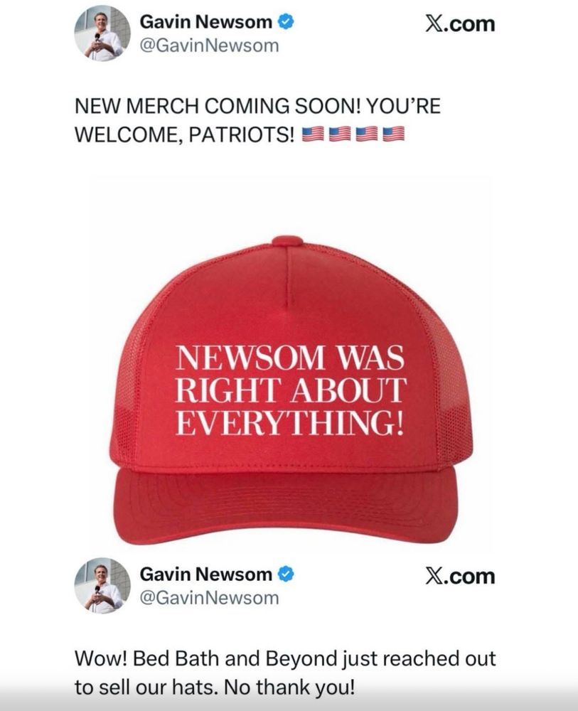 Red hat-Newsom was right about everything 