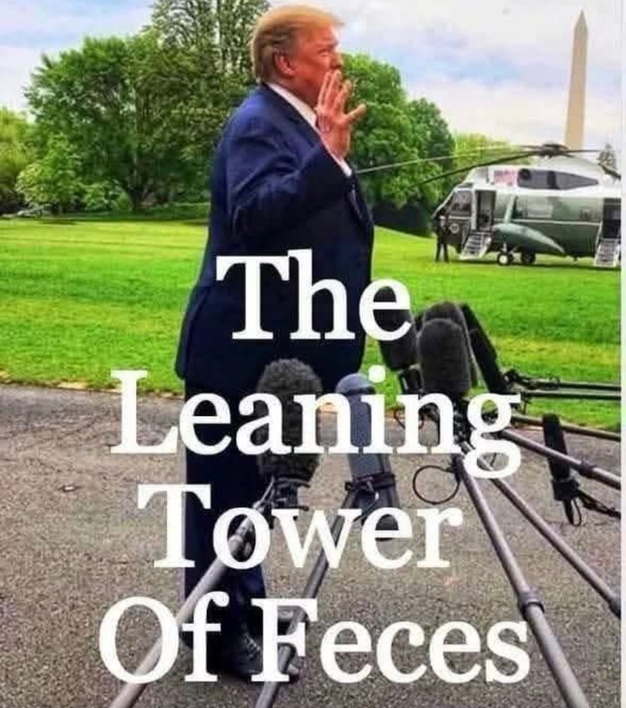 The leaning tower of feces