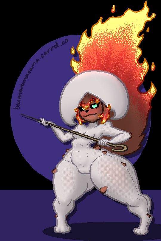 Cara dressed up as Lace from Hollow Knight: Silksong for Halloween