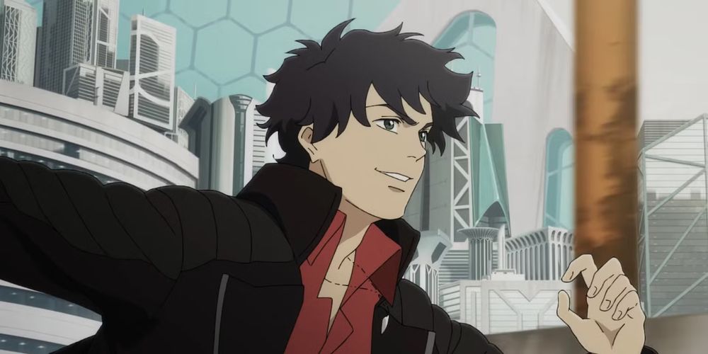 Photos of Axel Gilberto from anime Lazarus. 23 year old man with black hair