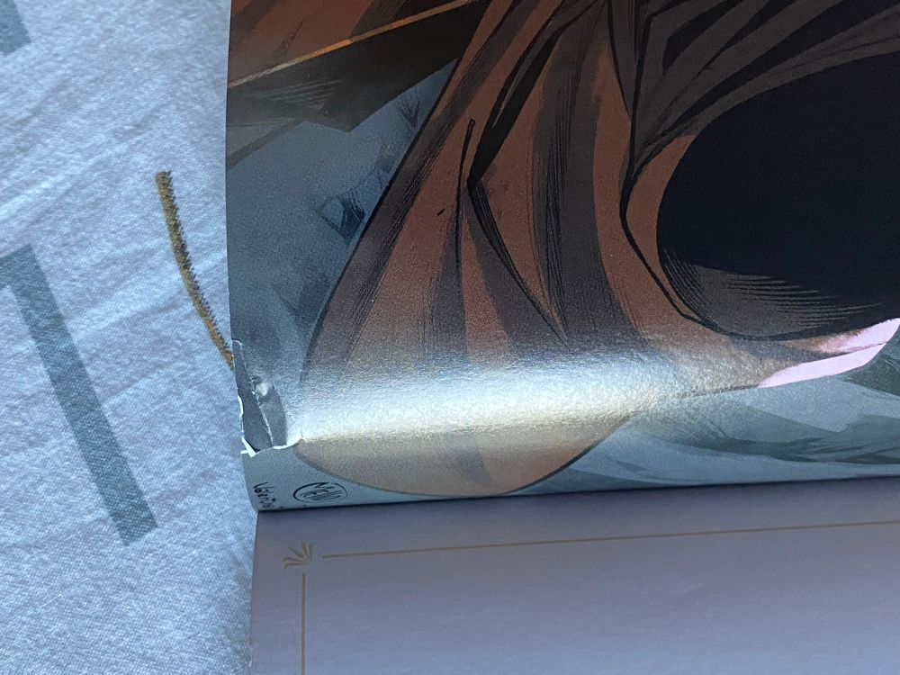 First page of ECHOES OF FEAR which is teared down at the bottom