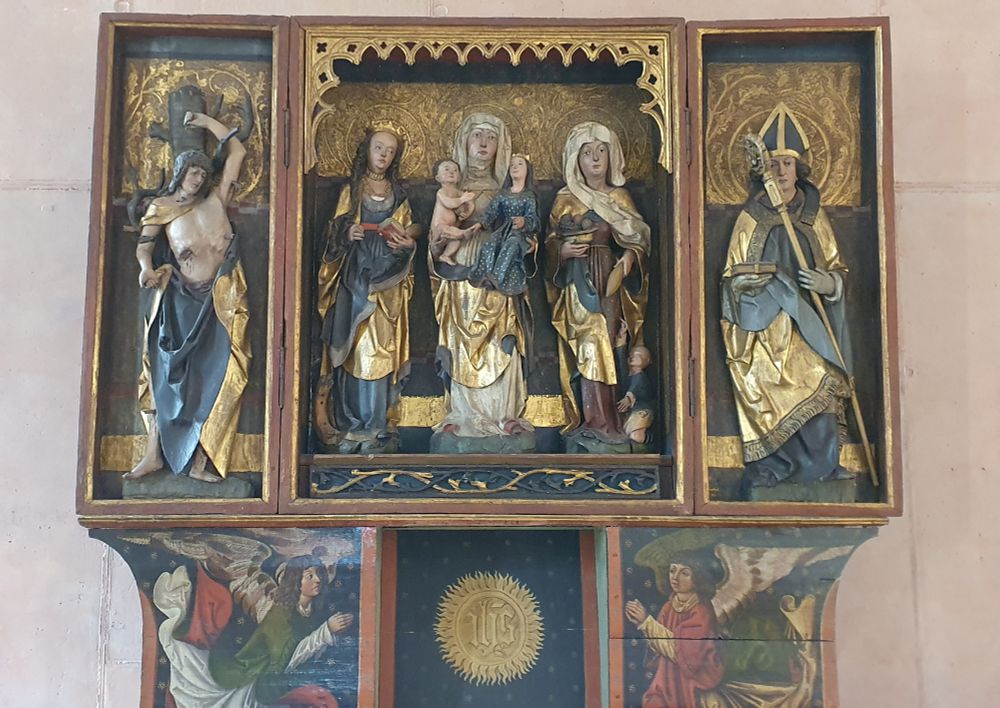 Festtagsansicht des Altars