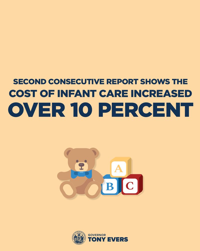 Second consecutive report shows the cost of infant care increased over 10 percent